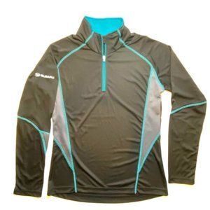 Subaru Black Lable Men's Medium 1/4 Zip Performance Shirt